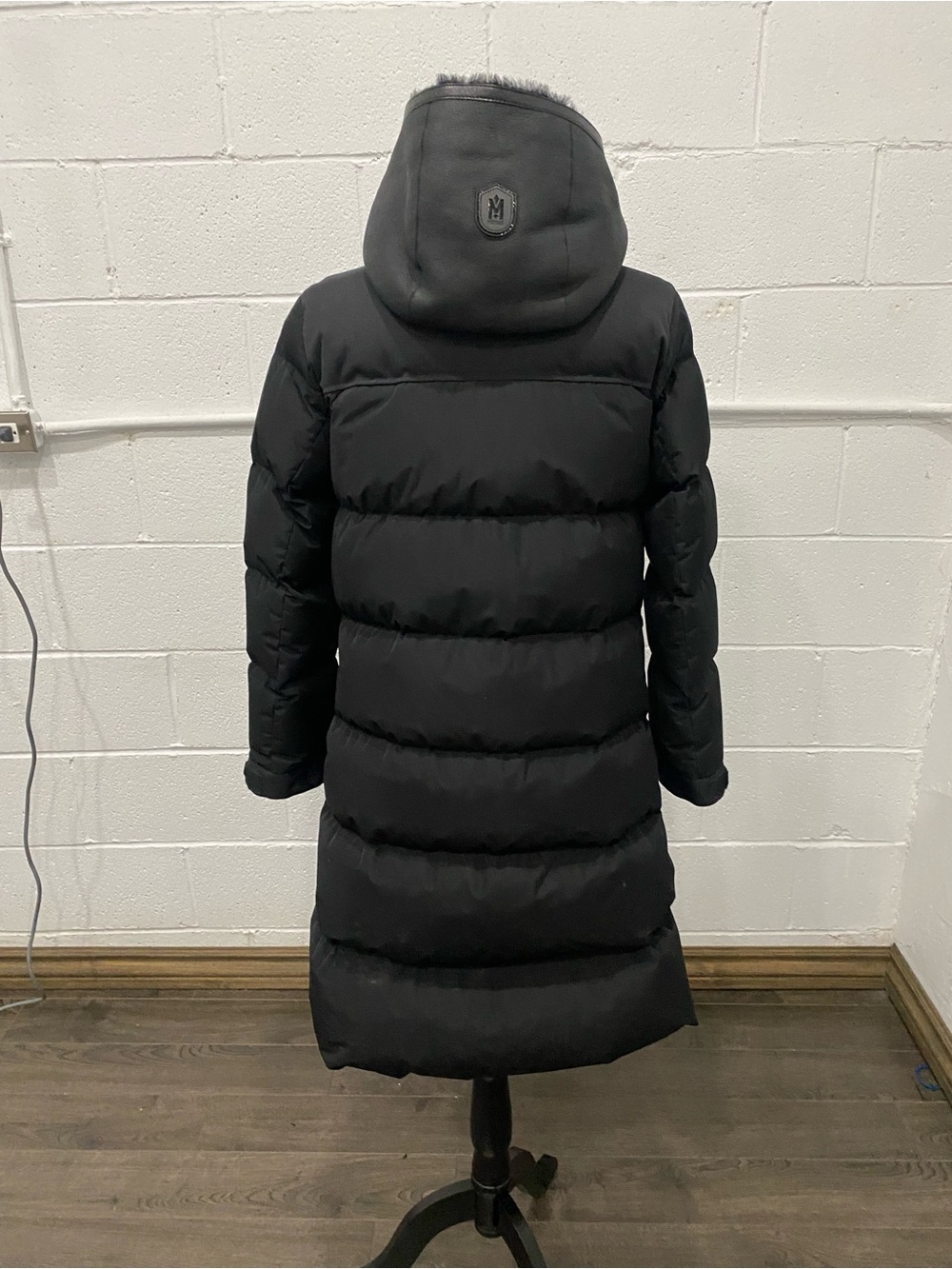 NWOT Mackage LUISA Long Hooded Puffer Coat With Zip Out Shearling Jacket XS - Picture 7 of 16